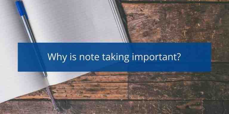Is it important to make notes while studying?