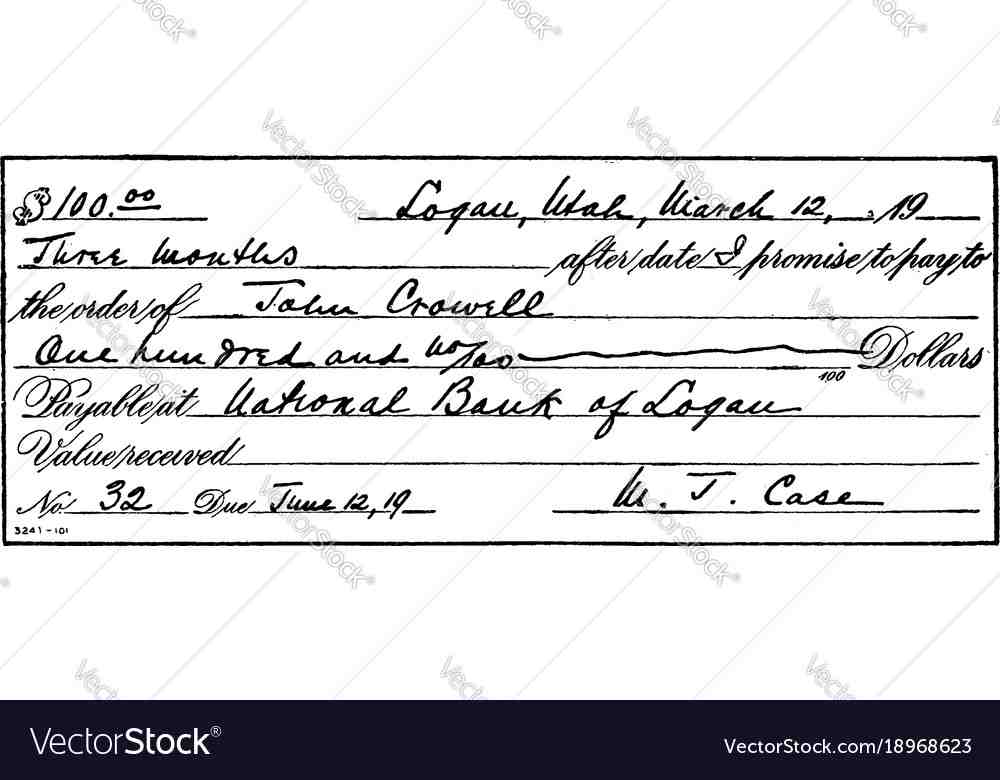 WHO issues promissory note?