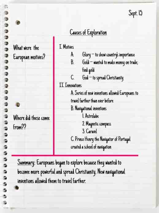 What is important of note taking?