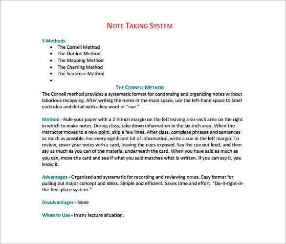 What is the best note-taking method?