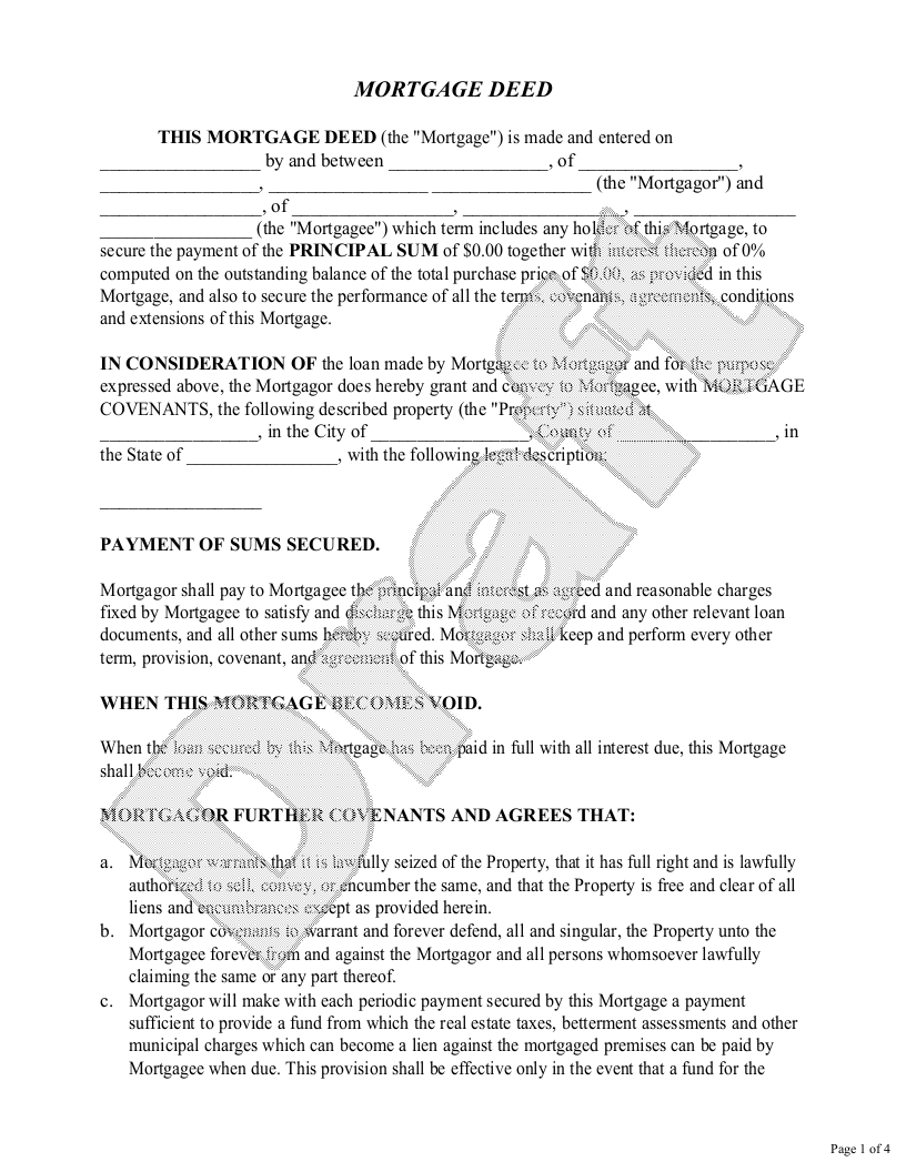 Why use a deed of trust instead of a mortgage?