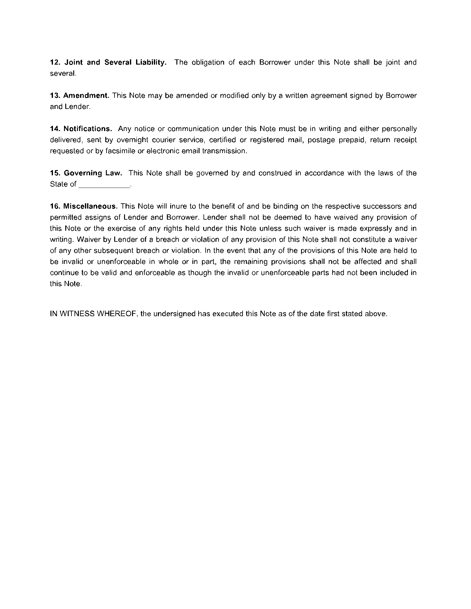 Does a promissory note count as debt?