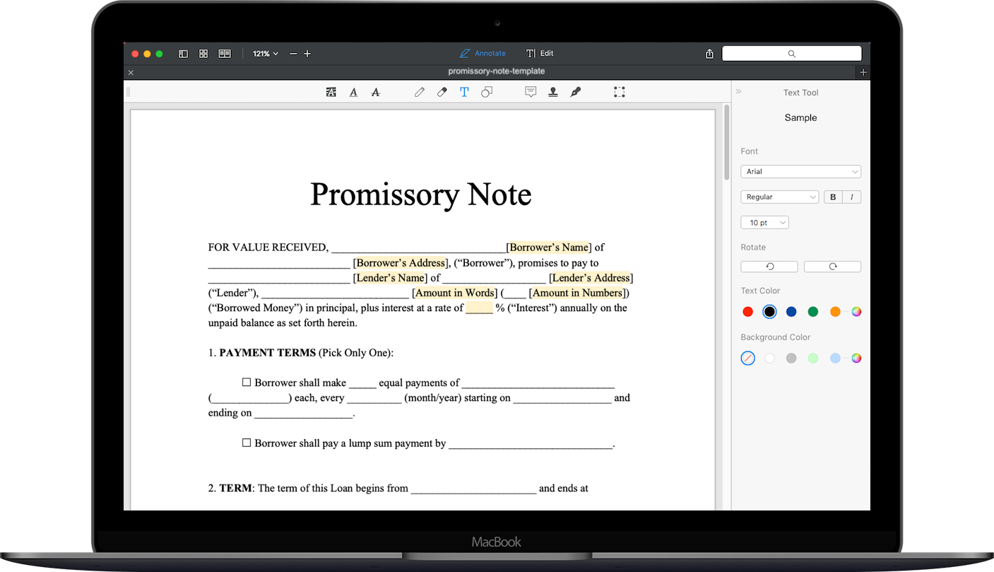 How do you pay a promissory note?