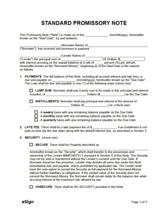 What is promissory note in simple words?