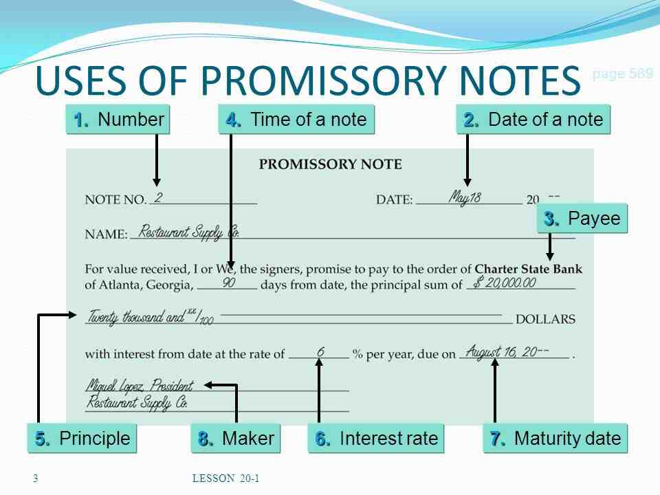 What signatures are needed on a promissory note?